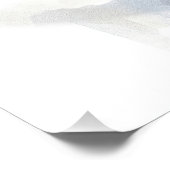 Super schattige engel slapende puppy Yorkshire Ter Perfect Poster (Hoek)