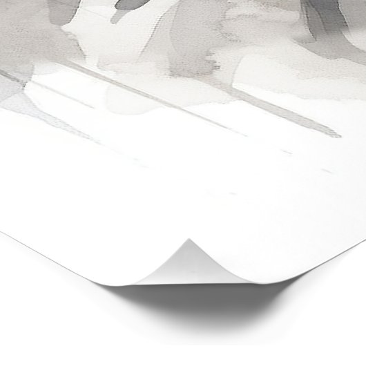 Super schattige engel slapende puppy Yorkshire Ter Perfect Poster (Hoek)