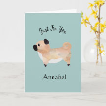 Super Schattige Gepersonaliseerde Pug