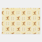 Super schattige Golden Doodle Inpakpapier Vel (Voorkant 2)