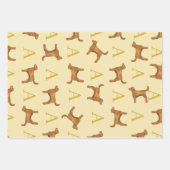 Super schattige Golden Doodle Inpakpapier Vel (Voorkant)