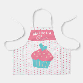 Super Schattige Hoofdbakker Kleurrijke Cupcake Bak Schort