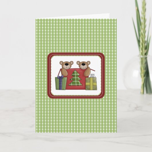 Super Schattige Kerstkaarten Feestdagen Kaart (Voorkant)