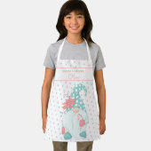 Super Schattige Kerstman Helper Kerst Gnome Pastel Schort (Insitu)