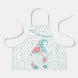 Super Schattige Kerstman Helper Kerstkabouter Past Schort