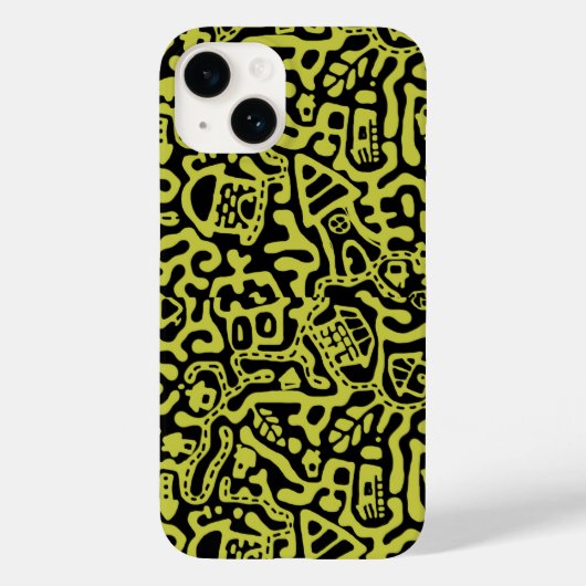 Super schattige kleine gemeenschap Case-Mate iPhone case (Achterkant)