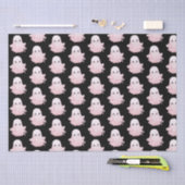 Super Schattige roze spookpatroon Halloween Tissuepapier (Craft)
