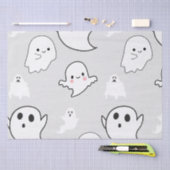 Super Schattige Wit Geesten Licht Grijs Halloween Tissuepapier (Craft)