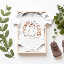 Super Schattigee baby Halloween "Wicked Schattige" Romper