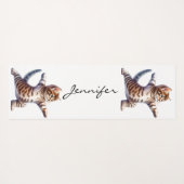 Super Schattigee Cat Yoga Mat (Achterkant (horizontaal))