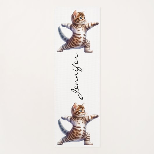 Super Schattigee Cat Yoga Mat (Voorkant)