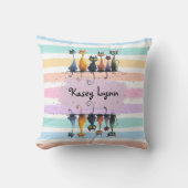 Super Schattigee Crazy Cat Naam Lijst Ontwerp op d Kussen (Voorkant)