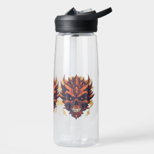 Super Schattigee Dragon Skull Mascot Waterflesontw Waterfles
