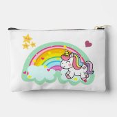 Super Schattigee eenhoorn en regenboog gepersonali Etui (Achterkant)
