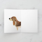 Super Schattigee gepersonaliseerde Basset Hound Kaart (Binnen)