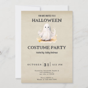 Super Schattigee Ghost Halloween Kaart