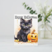 Super Schattigee kleine kitty kat Briefkaart (Staand voorkant)