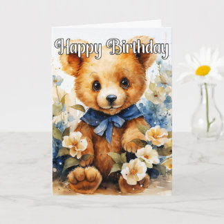 Super Schattigee kleine teddybeer Kaart