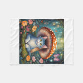 Super Schattigee Lichte Kat Sticker Fleece Deken (Voorkant (Horizontaal))