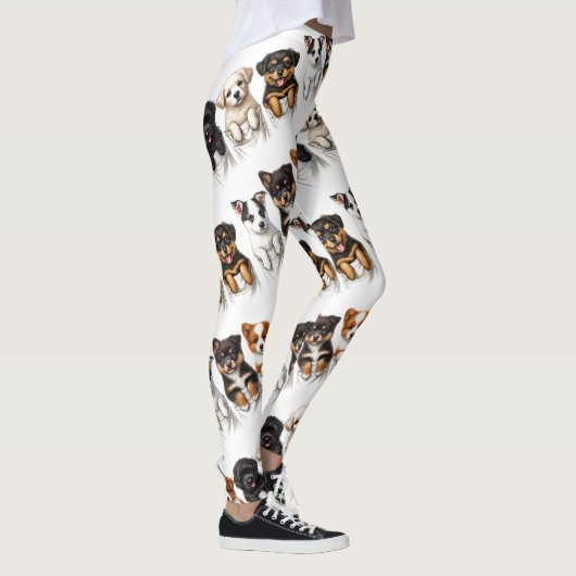 Super Schattigee pockets vol met Puppies Leggings (Rechts)