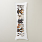 Super Schattigee pockets vol met Puppies Lichaamskussen (Voorkant Verticaal)