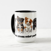 Super Schattigee pockets vol met Puppies Mok (Voorkant links)