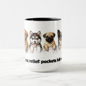Super Schattigee pockets vol met Puppies Mok (Midden)