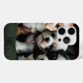 Super Schattigee Puppies op de bank 2 Case-Mate iPhone Case (Achterkant (horizontaal))