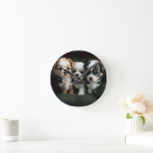 Super Schattigee Puppies op de bank 2 Ronde Klok (Huis)