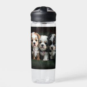 Super Schattigee Puppies op de bank 2 Waterfles