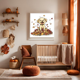 Super Schattigee puppy Canvas Afdruk