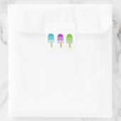 Super Schattigee Stickers met Popsicle 3 ontwerp (Tas)