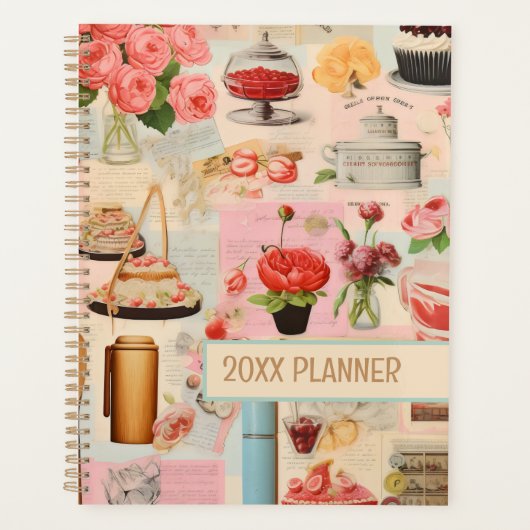 Super Schattigee taarten en keukengereedschap Planner (Voorkant)