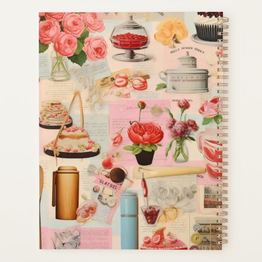Super Schattigee taarten en keukengereedschap Planner (Achterkant)