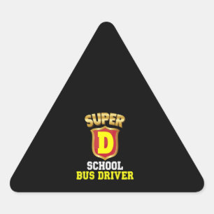 Super School Bus Driver Terug naar School Hero Kin Sticker