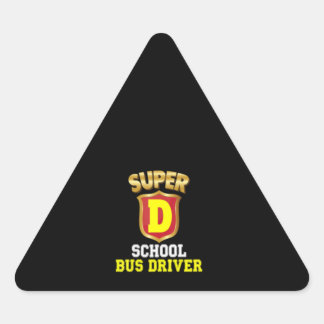 Super School Bus Driver Terug naar School Hero Kin Sticker