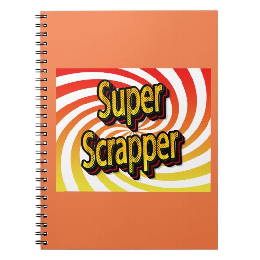 "Super Scrapper" Notitieboek (Voorkant)