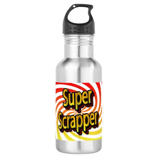 "Super Scrapper" Waterfles (Voorkant)