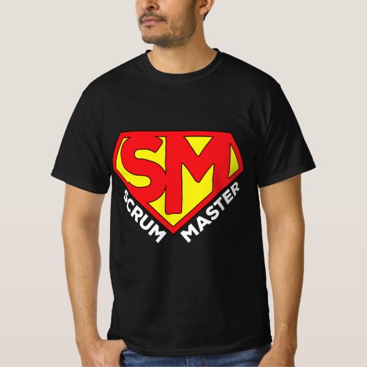 Super Scrum Master - Agile Scrum Master T-shirt (Voorkant)