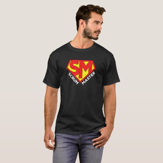 Super Scrum Master Agile Scrum Master T-shirt (Voorkant volledig)