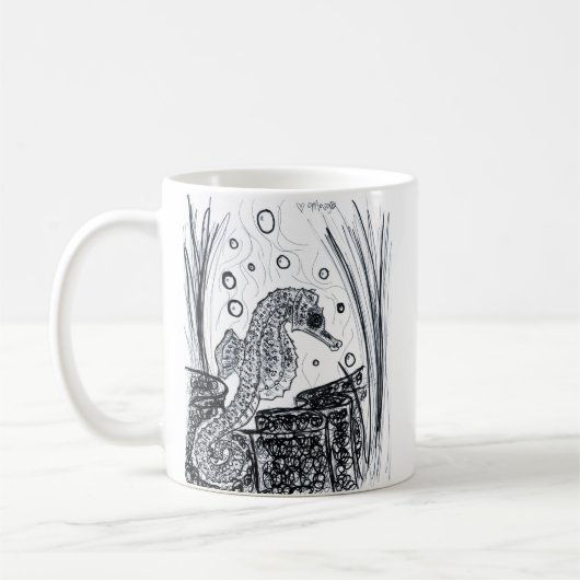 Super Seahorse Koffiemok (Links)