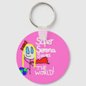 Super Serena Sleutelhanger. Sleutelhanger (Voorkant)