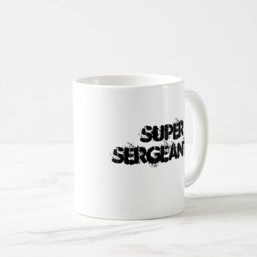 Super Sergeant Coffee Mok (Voorkant rechts)