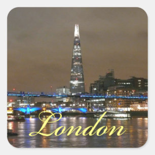Super Shard London Vierkante Sticker