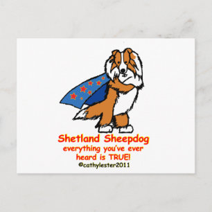 Super Sheldable Briefkaart