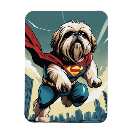 Super Shih Tzu-magneet Magneet (Verticaal)