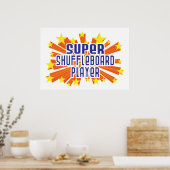 Super Shuffleboard Player Poster (Keuken)