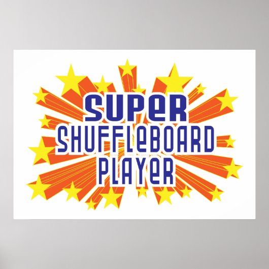 Super Shuffleboard Player Poster (Voorkant)