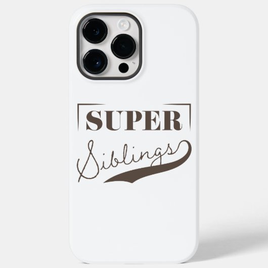 Super Sibling Case-Mate iPhone Case (Achterkant)