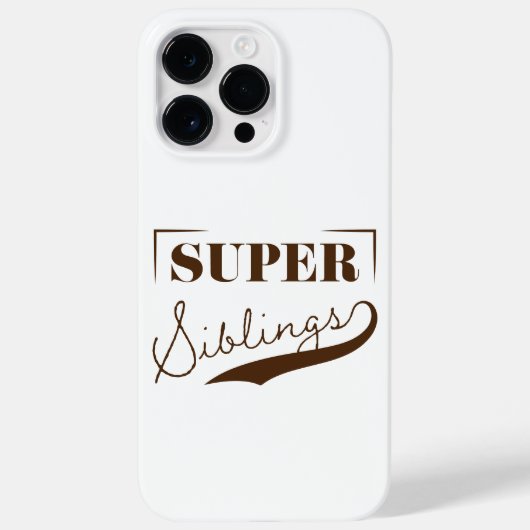 Super Sibling Case-Mate iPhone Case (Achterkant)
